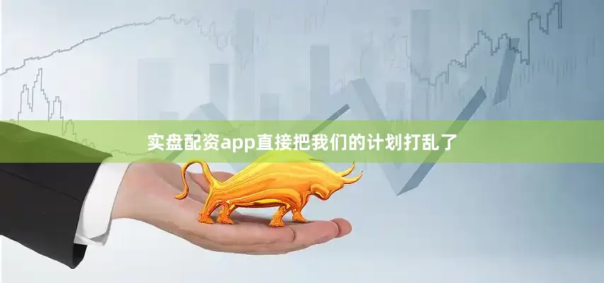 实盘配资app直接把我们的计划打乱了